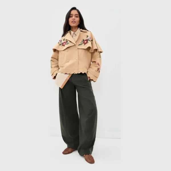 FARM Rio Twill Mini Trench Coat | Shopbop