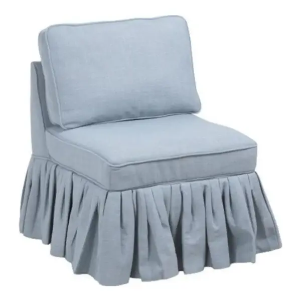 25x32 Ruffle Skirt Accent Chair
