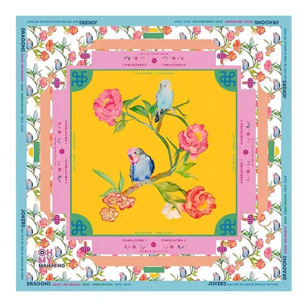 Oh My Mahjong x Brooke Wright Spring Fling Mahjong Mat