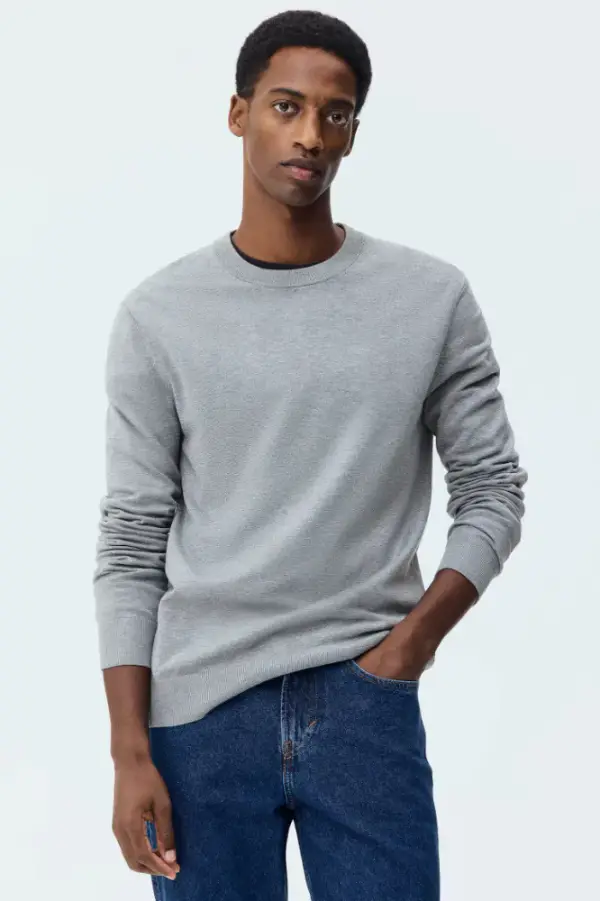 Regular-Fit Fine-Knit Sweater