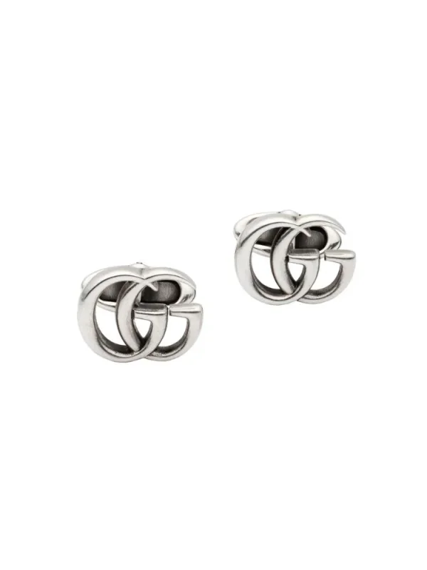 Gucci GG Marmont 925 Sterling Silver Cufflinks | Saks Fifth Avenue