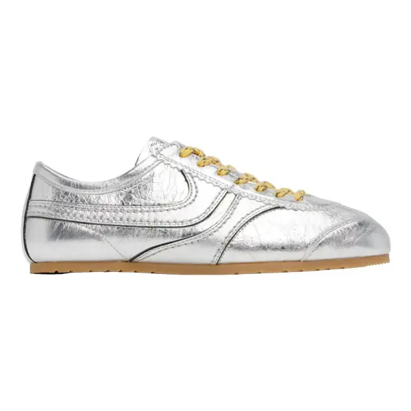 Metallic Leather Sneaker