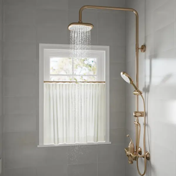 Heck Solid Waterproof Shower Curtain