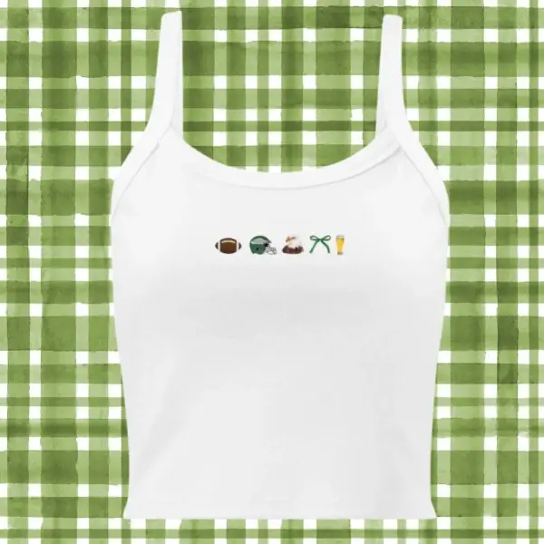 Game day lucky charms, Philadelphia | Women’s micro-rib tank top