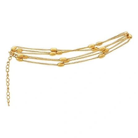 petit moments Hugh Anklet in Gold | REVOLVE