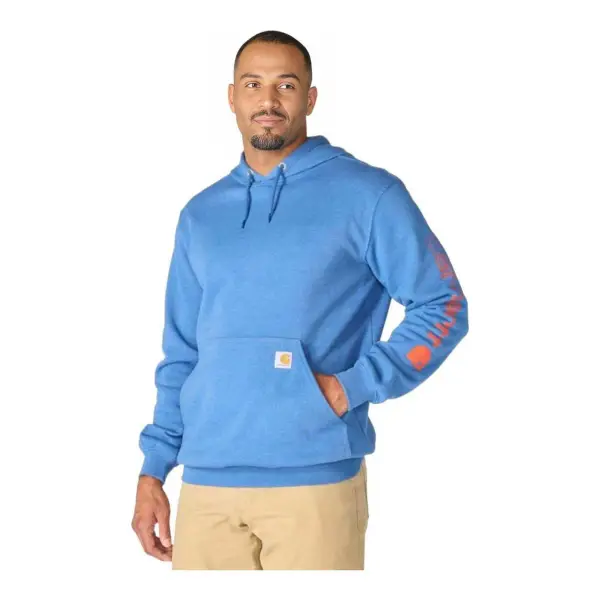 Rain Defender Loose Fit Midweight Logo Graphic Sweatshirt