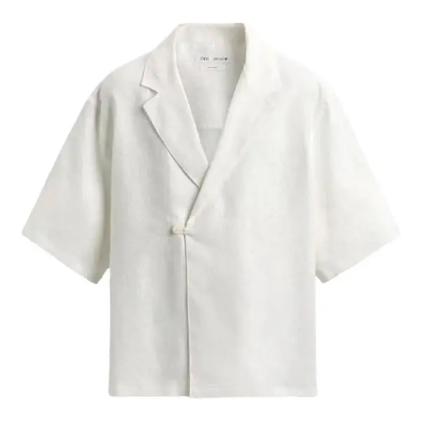 100% Linen Kimono Shirt