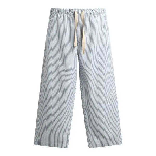 Striped Baggy Fit Pants