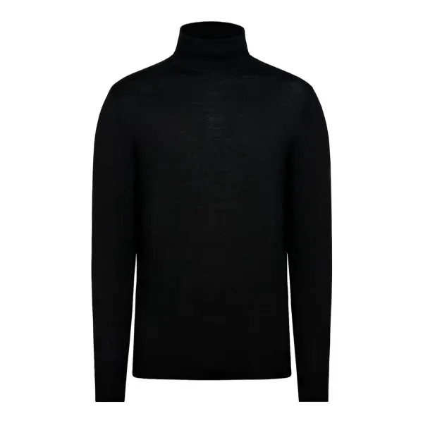 Merino Turtleneck Top in Pure Wool