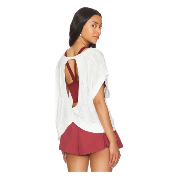 Free People X FP Movement My Time Tee In White in White | REVOLVE