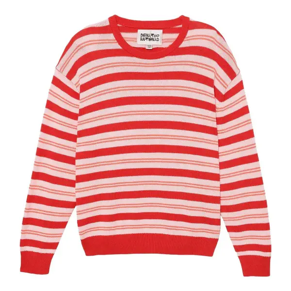 Benito Antonio x ZARA Cotton - Linen Striped Jumper