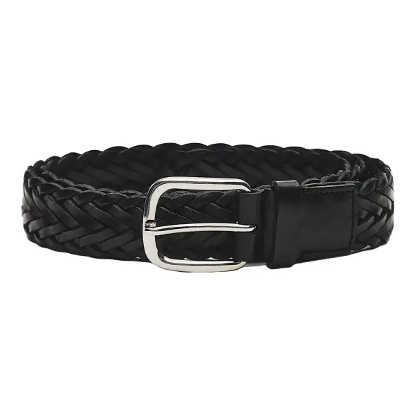 Braided Nappa Leather Belt