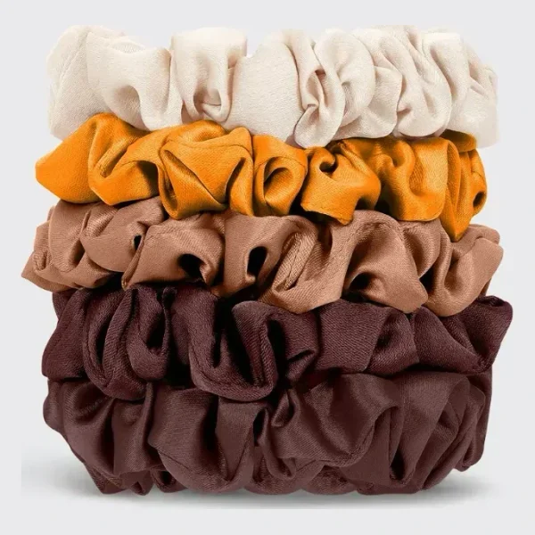 Sedona Satin Petite Scrunchies 5pc Set