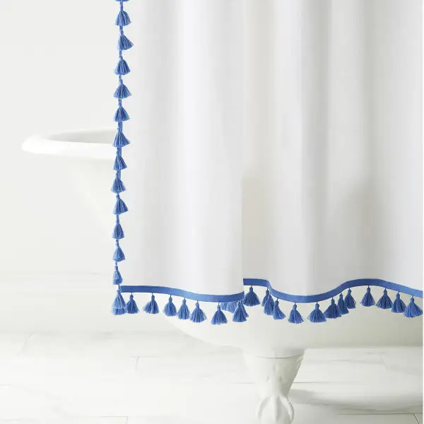 French Tassel Shower Curtain