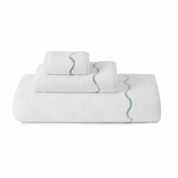 Ripple Embroidered Towels