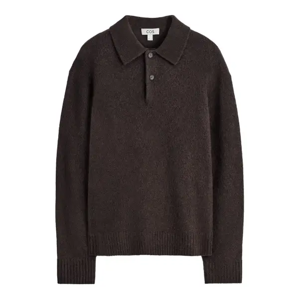 Brushed-Wool Polo Shirt