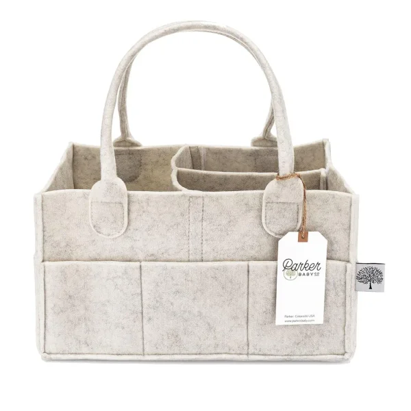 Parker Baby Diaper Caddy - Nursery Storage Bin and Car Organizer for Diapers and Baby Wipes - Oatmeal, Regular - Walmart.com