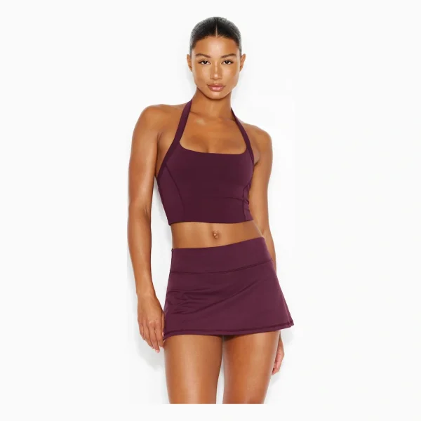 Active Low Rise A-Line Waistband Micro Skort