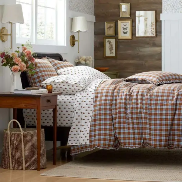 Classic Plaids Yarn-Dyed Cotton Duvet Cover