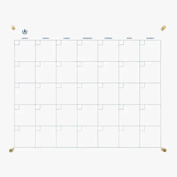 Acrylic Wall Calendar