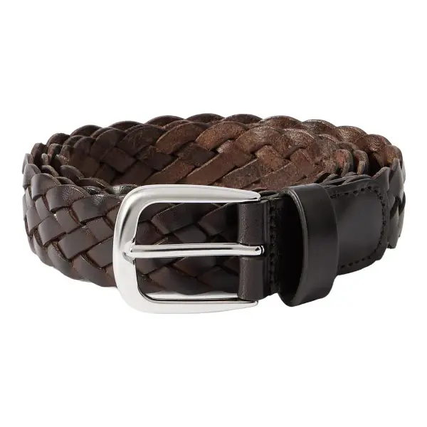 3 Cm Woven Leather Belt