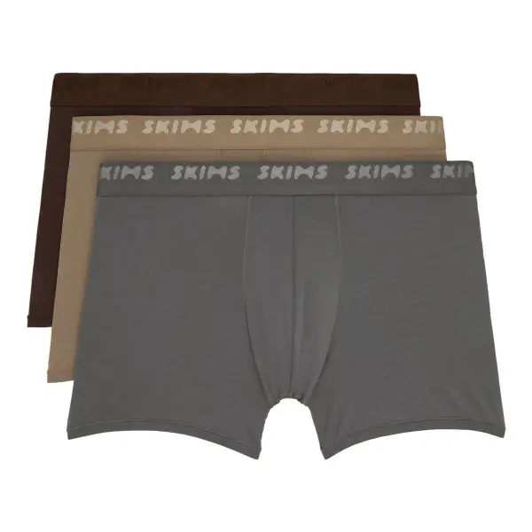 Three-Pack Multicolor Stretch 3" Boxer Briefs