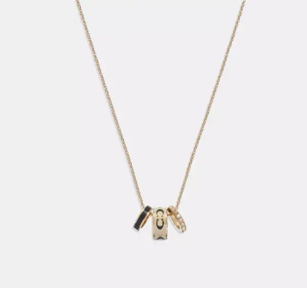 Signature Enamel Rondell Necklace