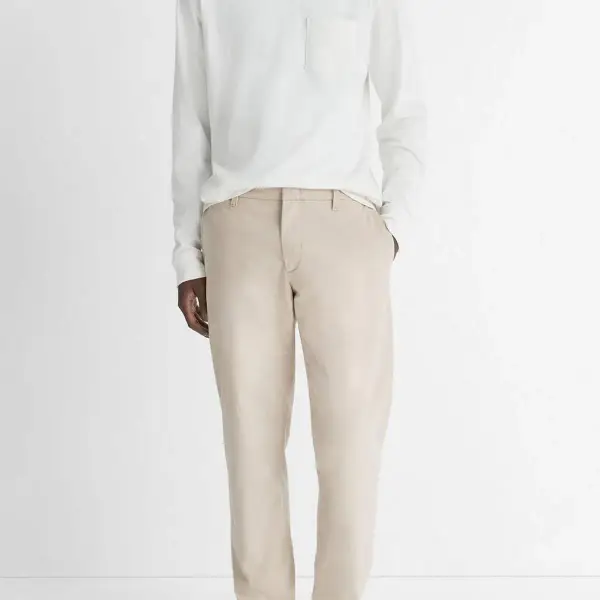Dylan Slim Cotton Chino Pant