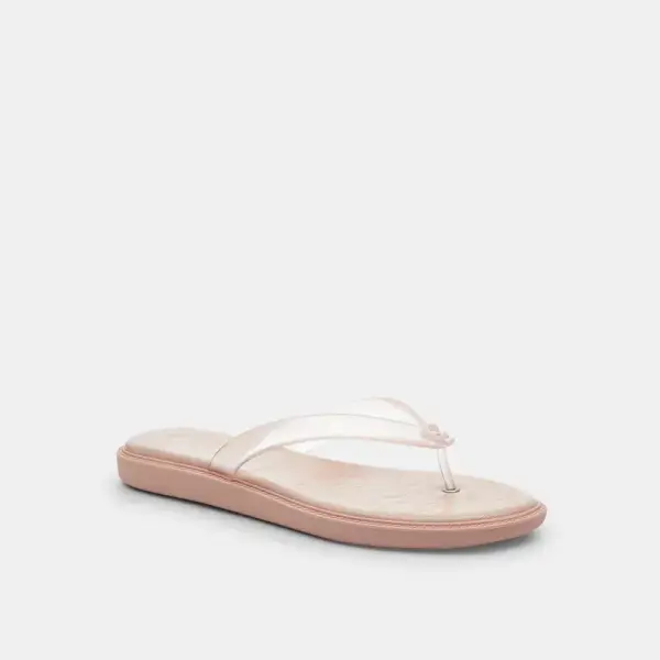 Coach Outlet Jelly Flip Flop In Signature - Women's Flip Flops - Burgundy, Size: 11