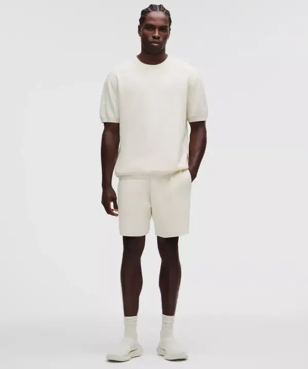 Cotton-Blend Knit Short 7"
