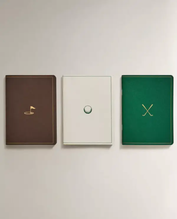 GOLF SCORE NOTEBOOK PACK (PACK OF 3)