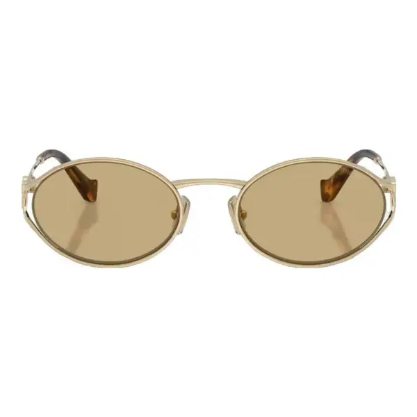 Oval Metal Frame Sunglasses