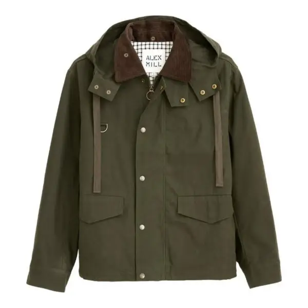 Highland Utility Jacket In Waxed Cotton