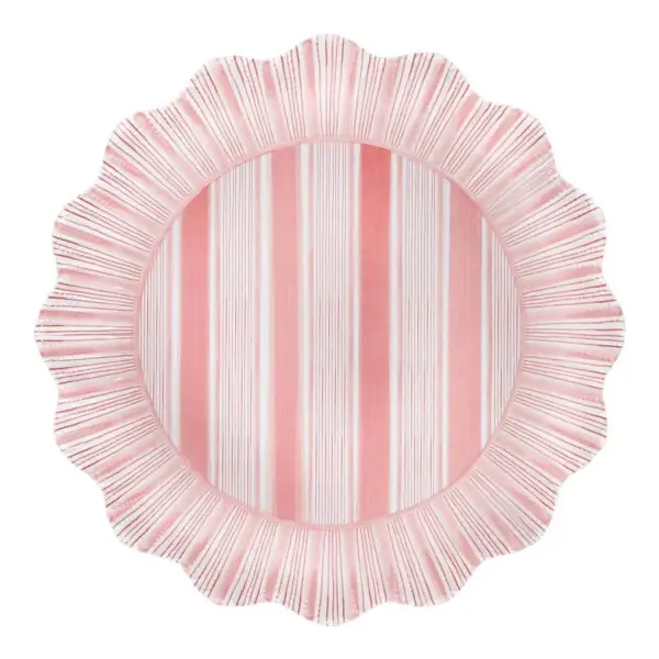 Cabana Stripe Melamine Dinner Plate