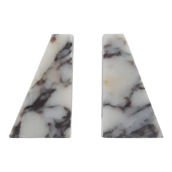 Marble Bookends Calacatta Viola