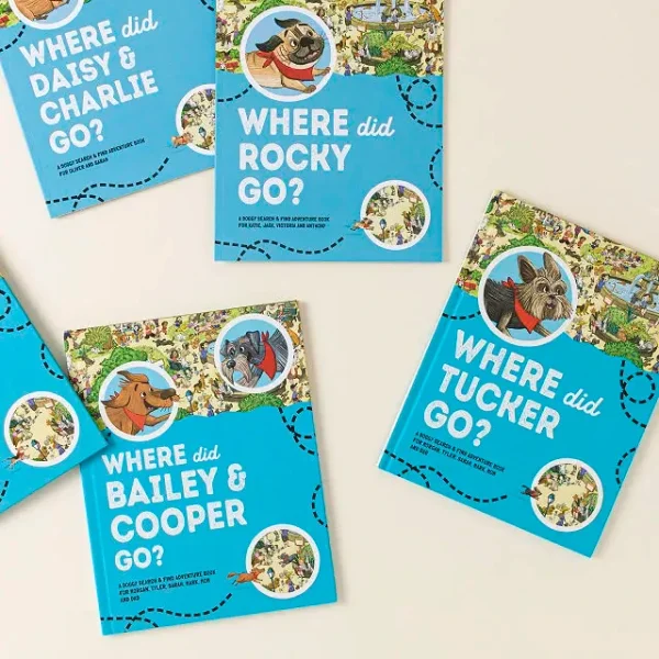 Where Did My Dog Go? Custom Search & Find Book