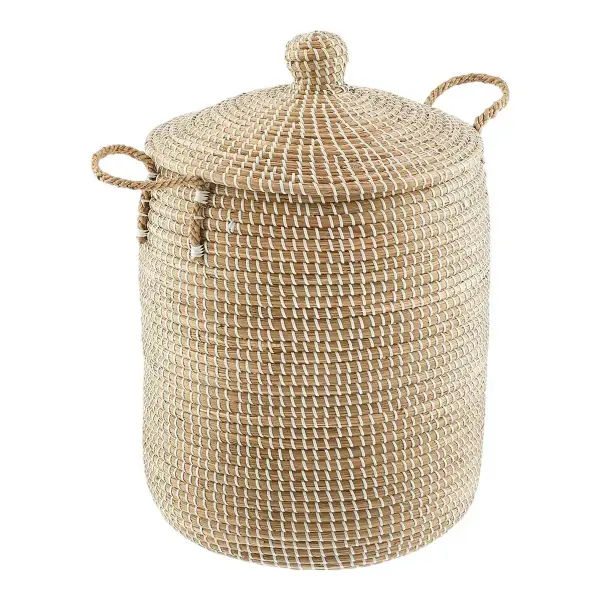 Seagrass Hamper with Lid