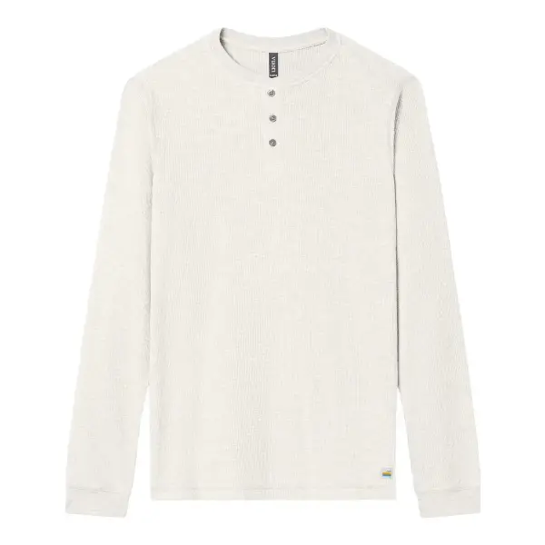 Waffle Henley Top