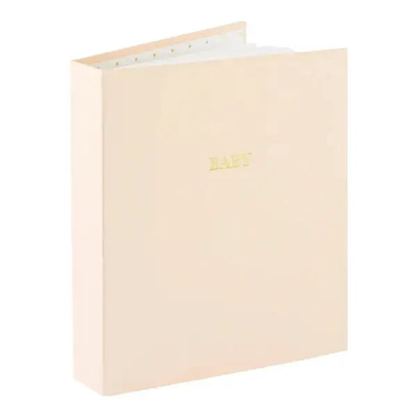 Pale Pink Baby Book