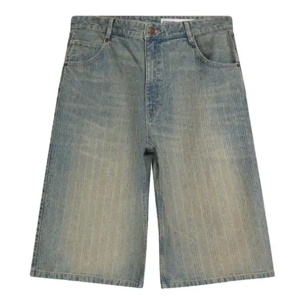 Super Baggy Denim Bermuda Shorts
