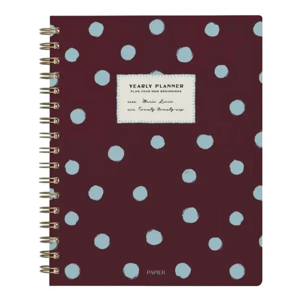Dotted & Spotted Softcover Spiral 2026 Weekly Planner