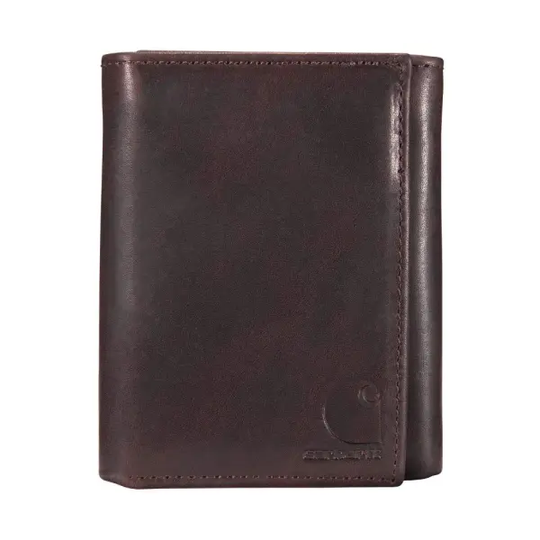 Oil Tan Leather Trifold Wallet