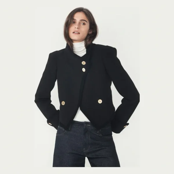 CROPPED BUTTON-UP JACKET - THE ITEM ZARA WOMAN