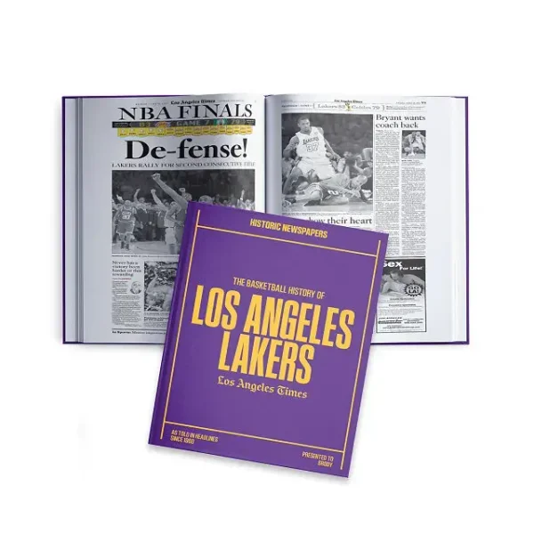 Personalized NBA Basketball History Books