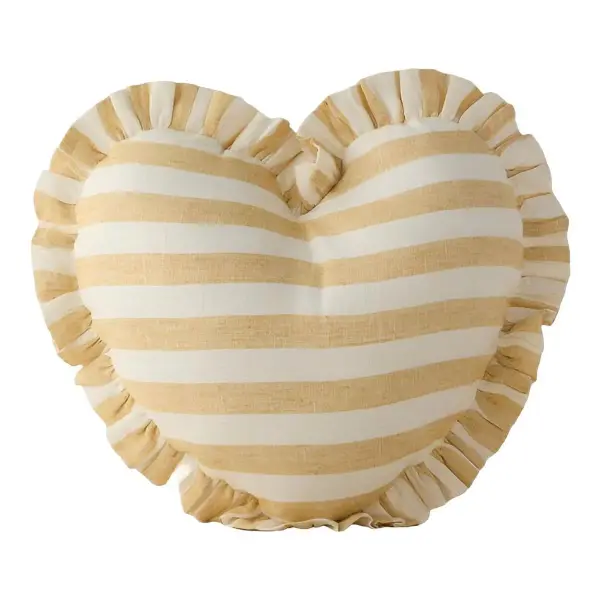Amaroso Linen Heart Pillow