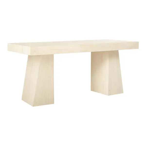 Ridge Bleached Oak Desk with Drawer