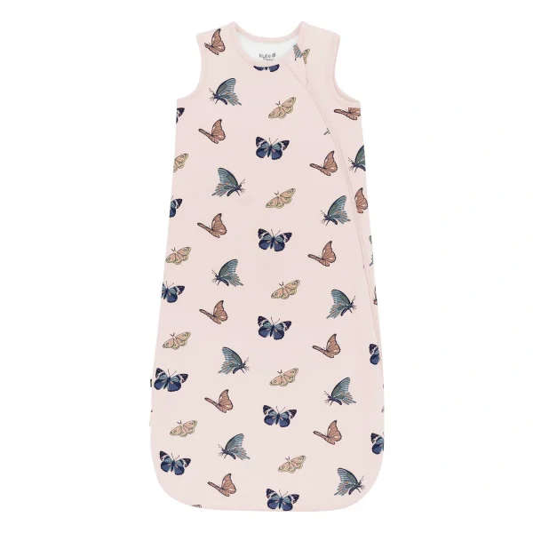 Kyte Baby Printed 1.0 TOG Sleep Bag - Blush Butterfly, Small