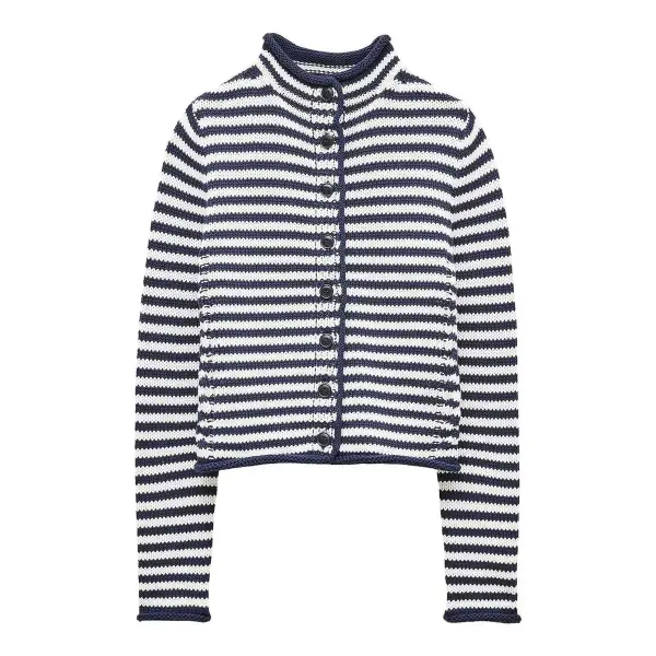 Rollneck Reversible Cardigan