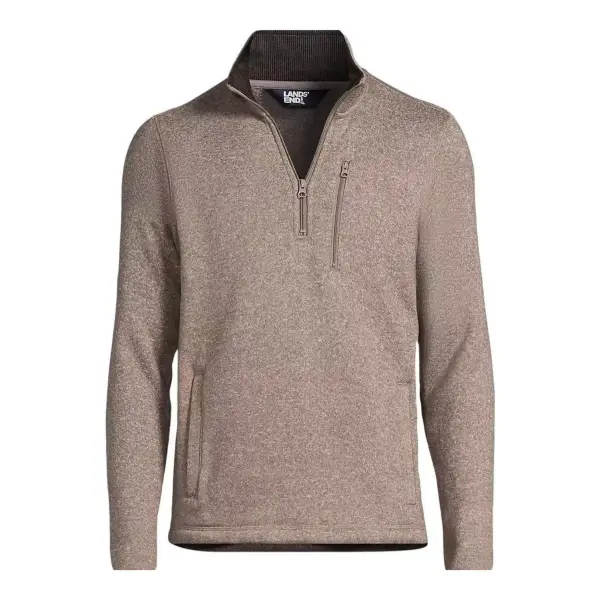 Men's Sweater Fleece Quarter Zip Pullover