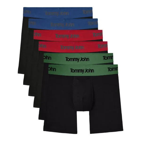 Second Skin Mid-Length Boxer Brief 6" 6 Pack